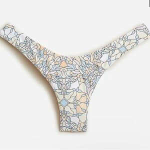 NWT J. Crew Active Curved Waist Cheeky Bikini Bottom Kaleidoscope Print Sz 2X
